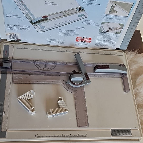 KOH-I_NOOR Portable Versatile Drawing Board carry case Protractor Drafting Head - Picture 6 of 14